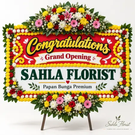 Papan Bunga Ucapan Selamat Kalideres