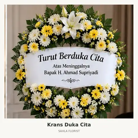 Krans Bunga Duka Kalideres