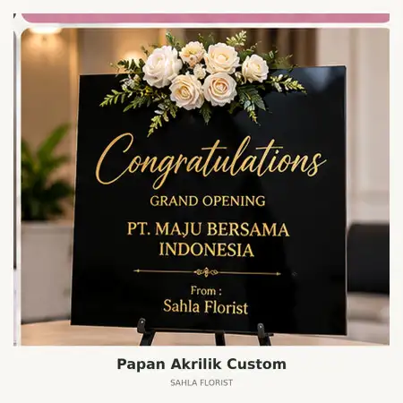 Papan Bunga Akrilik Kalideres